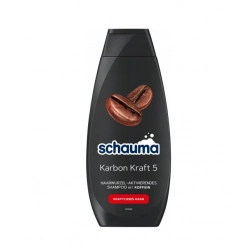 Schauma Karbon Kraft 5 Szampon Wzmacniający włosy kofeina  400ml